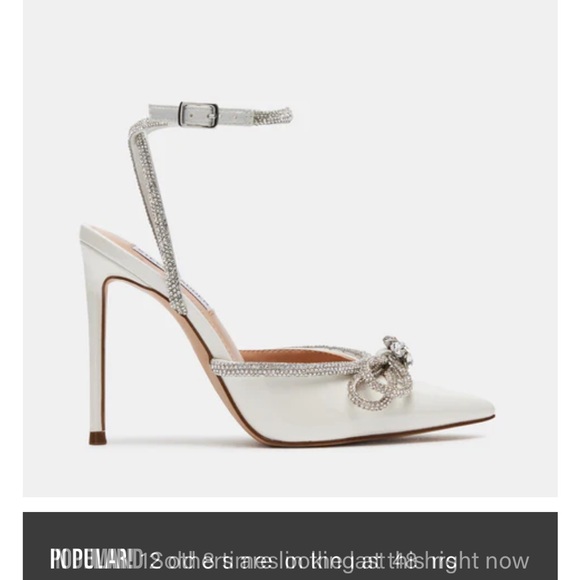 Steve Madden Viable Off White Heels Size 8. Worn once! Great for brides! - Picture 2 of 3